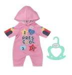 Lėlės kombinezonas BABY born Kindergarten Romper+Badges 2 metai 55 g