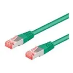 Wentronic Goobay CAT 6a S/FTP tinklo kabelis, 10 m, žalias, LSZH, varis 93702