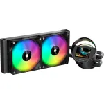 Ocypus Sigma L24 ARGB 240mm skysčio au&scaron;inimo CPU cooler - juodas