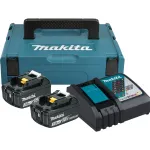 18V MAKPAC 2&times;3,0Ah BL1830B + DC18RC MAITINIMO RINKINYS