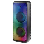 Defender BOOMER 35 ne&scaron;iojamas Bluetooth garsiakalbis 30W su MP3/FM/SD/USB/AUX/TWS/LCD/RGB/MIC karaokės funkcija - juodas
