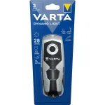 Varta Dynamo Light LED &ndash; ne&scaron;iojamas žibintuvėlis, juodai pilkas, plastikinis, 3 &scaron;viesos diodai, 28 lm, 26 m