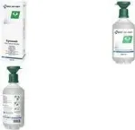 FIRST AID ONLY žaizdų ir akių plovimo buteliukas, 500 ml, sterilus fiziologinis tirpalas 0,9%