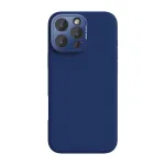 Apsauginis magnetinis dėklas Nillkin LensWing, skirtas Apple iPhone 16 Pro Max &mdash; mėlynas, MagSafe suderinamas, pakeltas fotoaparato kra&scaron;tas