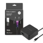 Qoltec 51027 Įkroviklis | 65W | 5-20,3V | 2-3,25A | USB C tipo | PD