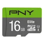 PNY Micro SD Elite 16GB Klasė 10 UHS-I U1 + SD adapteris Skaitymas 100 MB/s