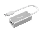 Equip USB Type C į RJ45 Gigabit tinklo adapteris, laidinis, USB Type-C, Ethernet, 1000 Mbit/s, sidabrinis