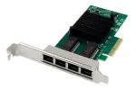 DIGITUS 4 prievadų Gigabit Ethernet tinklo plok&scaron;tė, RJ45, PCI Express, Intel I350
