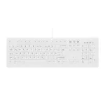 Contour Design Active Key Contour ClassicClean medicininė klaviatūra IP68 pilno dydžio laidinė balta DE C8100