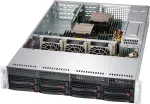 Supermicro SuperChassis 825TQC-R802WB 2U serverio korpusas, 800 W, juodas