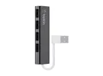 USB 2.0 &scaron;akotuvas Belkin F4U042BT 4 prievadai 480 Mbit/s juodas