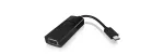 ICY BOX 60021 USB grafikos adapteris 2048 x 1152 pikseliai Juoda