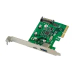 MicroConnect MC-PCIE-ASM1142-CA vidinė PCIe plok&scaron;tė USB 3.2 Gen 1 (USB 3.0/3.1 Gen 1) su 1&times; USB Type-A ir 1&times; USB Type-C prievadais