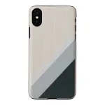 Dėklas iPhone X/XS man and wood pilkas kostiumas, juodas