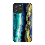 Apsauginis telefono dėklas iKins, skirtas Apple iPhone 12 Pro Max &mdash; violetinis agato dizainas