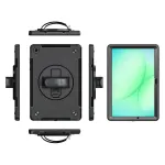 eSTUFF OHIO Defender dėklas plan&scaron;etei Samsung Galaxy Tab A11+ su dirželiu rankai, ES68105013-BULK