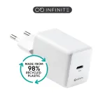 eSTUFF INFINITE ES637046-BULK USB-C įkroviklis EU 45W GaN