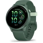 Sportinis laikrodis GARMIN v&iacute;voactive 6 &ndash; 42 mm aliuminio/polimero korpusas, AMOLED 1,2 colio, GPS, 5 ATM, optinis &scaron;irdies ritmo matuoklis, SpO2, 8 GB, žalias
