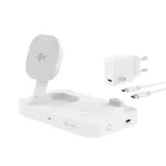Belaidis įkroviklis 4smarts Qi2 Universal Baltas Greitasis Įkrovimas Vidine AC 12V