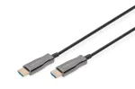 DIGITUS HDMI AOC hibridinis &scaron;viesolaidinis laidas, A tipo M/M, 30 m, UHD 4K@60Hz, CE, juodas