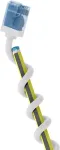 Goobay 74284 Cat 6A U/UTP plonas itin lankstus jungiamasis kabelis, 0,25 m, baltas