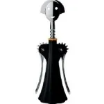 Alessi Anna G. AAM01 B kam&scaron;čiatraukis, juodos spalvos