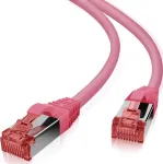 Tinklo kabelis Helos CAT6 S/FTP (PIMF) 5m Magenta