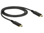 USB laidas DeLOCK 85531 USB 3.2 Gen 2 1m USB C juodas