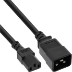 InLine maitinimo adapterio laidas, IEC-60320 C20 į C13, 3x1,5 mm&sup2;, maks. 10 A, 3 m