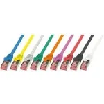 Tinklo kabelis LogiLink 5 m Kat.6 RJ-45 S/FTP Mėlynas