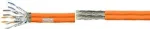 LogiLink Professional - Bėginis kabelis - 100 m - 7,5 mm - SFTP, PiMF - Cat.7 žaliavinis kabelis - halogeninis, tvirtas, Duplex - oranžinė