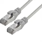 Jungiamasis kabelis RJ45, CAT6A 500 MHz, 1,0 m, pilkas, S-STP (S/FTP), TPE/LSZH (Ultraflex), AWG26, su Cat.7 žaliava, Synergy 21 (S217603)