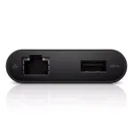 DELL YRPDK USB-C adapteris prie HDMI/VGA/Ethernet/USB 3.0 juodas