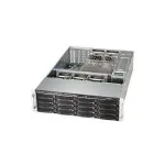 Super Micro Supermicro SC836 BE16-R920B - Stovo korpusas - montuojamas į stovą - 3U - I&scaron;plėstinis ATX - SAS - Kar&scaron;tai keičiamas 920 W - Juodas - USB/Serijinis (CSE-836BA-R920B)