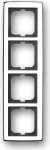 Busch-Jaeger 1754-0-4329. Produktfarbe: Chrom, Markenkompatibilit&auml;t: Busch-Jaeger. Breite: 87 mm, H&ouml;he: 299 mm, Dicke: 1,1 cm (2CKA001754A4329)