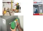 tesa ypač stiprios lipniosios juostelės su kabliukais, 50 x 100 mm, baltos, high-tech kabliukų technologija, i&scaron; anksto i&scaron;kirpta forma (55228-00003-00)