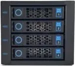 FANTEC WR-NVMeU.2-C3141 - I&scaron;orinis dėklas NVMe U.2 diskams - 2,5/3,5 colio (6,4 cm/8,9 cm) - Juoda