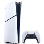 Sony PlayStation 5 Slim Digital Edition 825 GB Wi-Fi Juoda, Balta