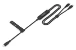 DIGITUS USB-C 2in1 įkrovimo laidas 140W, USB-C į 2&times;USB-C, 1,8 m, USB 2.0, juodas