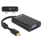 Vaizdo kabelio adapteris DeLOCK 65598 Mini DisplayPort į VGA 3,5 mm