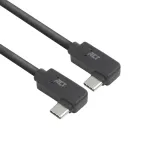 ACT USB 3.0 10Gbps 60W USB Type-C&reg; (kairė/de&scaron;inė kampuotas) į USB Type-C&reg; (kairė/de&scaron;inė kampuotas) laidas, 2 metrai
