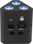 LED baterinis &scaron;viestuvas EUROLITE AKKU TL-3 QCL RGB UV, ne&scaron;iojamas belaidis sceninis/tvarkomasis &scaron;viestuvas