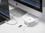 XtremeMac XWH-XCP-03 ne&scaron;iojamojo kompiuterio dokavimo stotelė ir prievadų replikatorius, laidinis USB 3.2 Gen 1 (3.1 Gen 1) Type-C, balta (XWH-XCP-03)