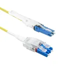ACT 10 m vienmodis 9/125 OS2 Polarity Twist uniboot dvipusis pluo&scaron;tinis &scaron;uolis su CS - LC jungtimis