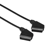 Hama 00205081 SCART kabelis 1,5 m SCART (21 kai&scaron;tis) Juoda