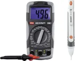 VOLTCRAFT DT-TEST-KIT 150 rankinis multimetras, skaitmeninis, CAT III 600 V, ekrano rodmuo: 2000 (1214405)