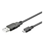 Wentronic 94181 USB kabelis juodas