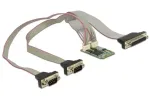 DeLOCK 95246 MiniPCIe adapteris su 2x RS-232 ir 1x LPT prievadu