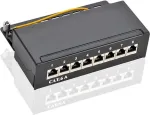 Goobay 62065 - RJ-45 - Cat6a - S/FTP (S-STP) - 22/26 - Juoda - Montavimui stelaže (62065)
