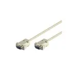 Wentronic Goobay jungiamasis kabelis D-SUB, pilkas, 2 m - D-SUB/RS-232 ki&scaron;tukas (9 kontaktų) > D-SUB/RS-232 ki&scaron;tukas (9 kontaktų) (50549)